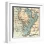 Plate 81. Inset Map of Tampa-Encyclopaedia Britannica-Framed Art Print