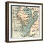 Plate 81. Inset Map of Tampa-Encyclopaedia Britannica-Framed Art Print