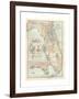 Plate 81. Map of Florida. United States. Inset Maps of Jacksonville-Encyclopaedia Britannica-Framed Giclee Print