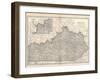 Plate 82. Map of Kentucky. United States-Encyclopaedia Britannica-Framed Art Print