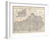 Plate 82. Map of Kentucky. United States-Encyclopaedia Britannica-Framed Art Print