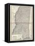 Plate 85. Map of Mississippi. United States-Encyclopaedia Britannica-Framed Stretched Canvas