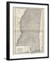 Plate 85. Map of Mississippi. United States-Encyclopaedia Britannica-Framed Art Print