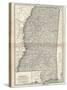 Plate 85. Map of Mississippi. United States-Encyclopaedia Britannica-Stretched Canvas