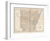 Plate 86. Map of Arkansas. United States-Encyclopaedia Britannica-Framed Art Print