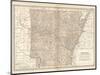 Plate 86. Map of Arkansas. United States-Encyclopaedia Britannica-Mounted Art Print