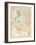 Plate 89. Map of Texas-Encyclopaedia Britannica-Framed Art Print