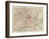 Plate 9. Map of England. Section IV-Encyclopaedia Britannica-Framed Art Print