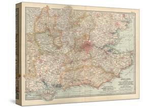 Plate 9. Map of England. Section IV-Encyclopaedia Britannica-Stretched Canvas