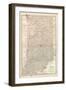 Plate 92. Map of Indiana. United States-Encyclopaedia Britannica-Framed Art Print