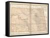 Plate 99. Map of North Dakota. United States-Encyclopaedia Britannica-Framed Stretched Canvas