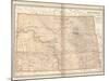 Plate 99. Map of North Dakota. United States-Encyclopaedia Britannica-Mounted Art Print