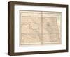 Plate 99. Map of North Dakota. United States-Encyclopaedia Britannica-Framed Art Print