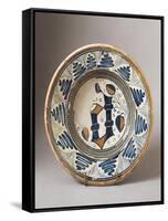 Plate, Ceramic, Faenza, Emilia-Romagna, Italy-null-Framed Stretched Canvas