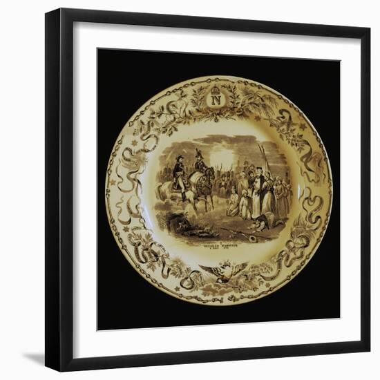 Plate Commemorating Battle of Aboukir in Summer of 1799-null-Framed Giclee Print