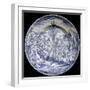 Plate Decorated in Blue with Biblical Scene, Ceramic, Savona Manufacture, Liguria, Italy-null-Framed Giclee Print