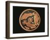 Plate Decorated in Fish Figures, Red-Figure Pottery, Campania, Italy, 5th Century BC-null-Framed Giclee Print