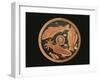 Plate Decorated in Fish Figures, Red-Figure Pottery, Campania, Italy, 5th Century BC-null-Framed Giclee Print