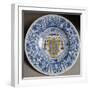 Plate Decorated with Cardinals Coat of Arms, Ceramic-null-Framed Giclee Print