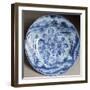 Plate Decorated with Figures of Knights and Knaves-null-Framed Giclee Print