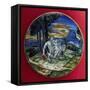 Plate Depicting Bacchus' Childhood-Giorgio Andreoli-Framed Stretched Canvas