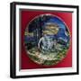Plate Depicting Bacchus' Childhood-Giorgio Andreoli-Framed Giclee Print