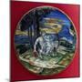 Plate Depicting Bacchus' Childhood-Giorgio Andreoli-Mounted Giclee Print