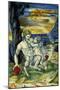 Plate Depicting Bacchus' Childhood-Giorgio Andreoli-Mounted Giclee Print