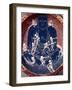 Plate Depicting Buddha with Ten Skeletons (Detail)-null-Framed Giclee Print