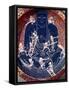 Plate Depicting Buddha with Ten Skeletons (Detail)-null-Framed Stretched Canvas