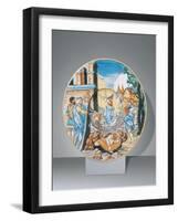 Plate Depicting Episode from Metamorphoses, 1540-Francis Xanto Avelli-Framed Giclee Print