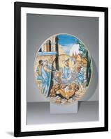 Plate Depicting Episode from Metamorphoses, 1540-Francis Xanto Avelli-Framed Giclee Print