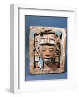 Plate Depicting God of Earth and Spring, known as Xipe Totec, Our Lord the Flayed One-null-Framed Giclee Print