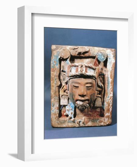 Plate Depicting God of Earth and Spring, known as Xipe Totec, Our Lord the Flayed One-null-Framed Giclee Print