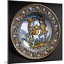 Plate Depicting Two Soldiers in Combat, Ca 1520-null-Mounted Photographic Print