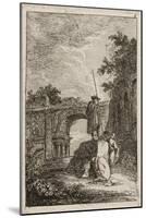 Plate Eight from Evenings in Rome, 1763-64-Hubert Robert-Mounted Giclee Print