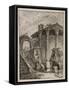 Plate Five from Evenings in Rome, 1763-64-Hubert Robert-Framed Stretched Canvas