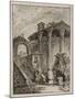 Plate Five from Evenings in Rome, 1763-64-Hubert Robert-Mounted Giclee Print