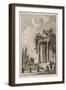 Plate Four from Evenings in Rome, 1763-64-Hubert Robert-Framed Giclee Print