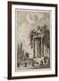 Plate Four from Evenings in Rome, 1763-64-Hubert Robert-Framed Giclee Print