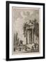 Plate Four from Evenings in Rome, 1763-64-Hubert Robert-Framed Giclee Print