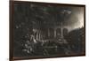 Plate from 'Illustrations to the Bible': Belshazzar's Feast-John Martin-Framed Giclee Print