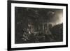 Plate from 'Illustrations to the Bible': Belshazzar's Feast-John Martin-Framed Giclee Print