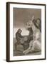 Plate from Los Caprichos, 1797-1798-Francisco de Goya-Framed Giclee Print