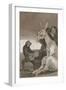 Plate from Los Caprichos, 1797-1798-Francisco de Goya-Framed Giclee Print