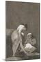 Plate from Los Caprichos, 1797-1798-Francisco de Goya-Mounted Giclee Print