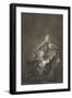 Plate from Los Caprichos, 1797-1798-Francisco de Goya-Framed Giclee Print