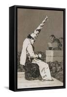 Plate from Los Caprichos, 1797-1798-Francisco de Goya-Framed Stretched Canvas