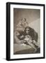 Plate from Los Caprichos, 1797-1798-Francisco de Goya-Framed Giclee Print