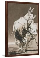 Plate from Los Caprichos, 1797-1798-Francisco de Goya-Framed Giclee Print